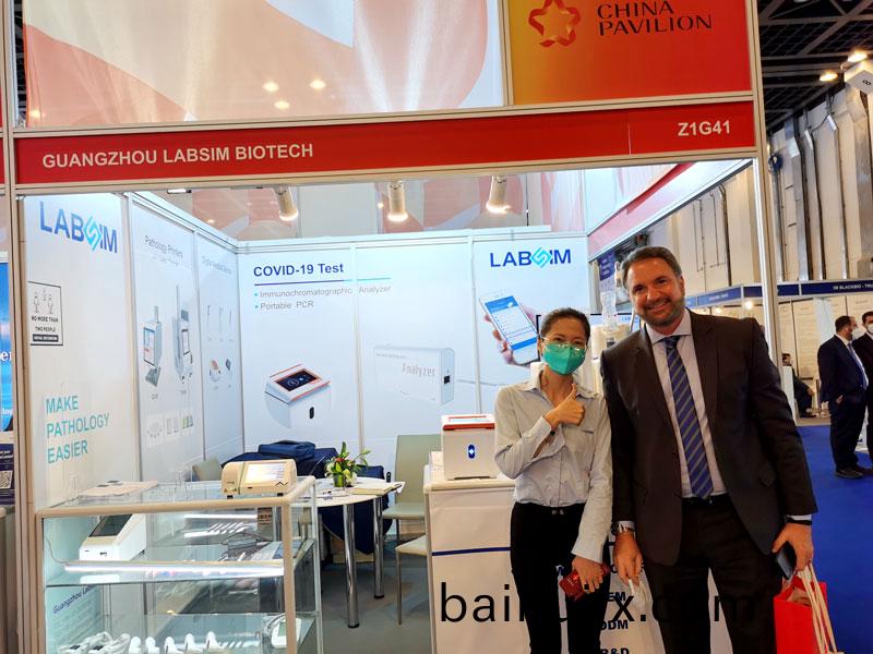 【展會(hui)迴(hui)顧(gu)】藍(lan)勃生(sheng)物(wu)精綵亮(liang)相(xiang)2022 MEDLAB Middle East